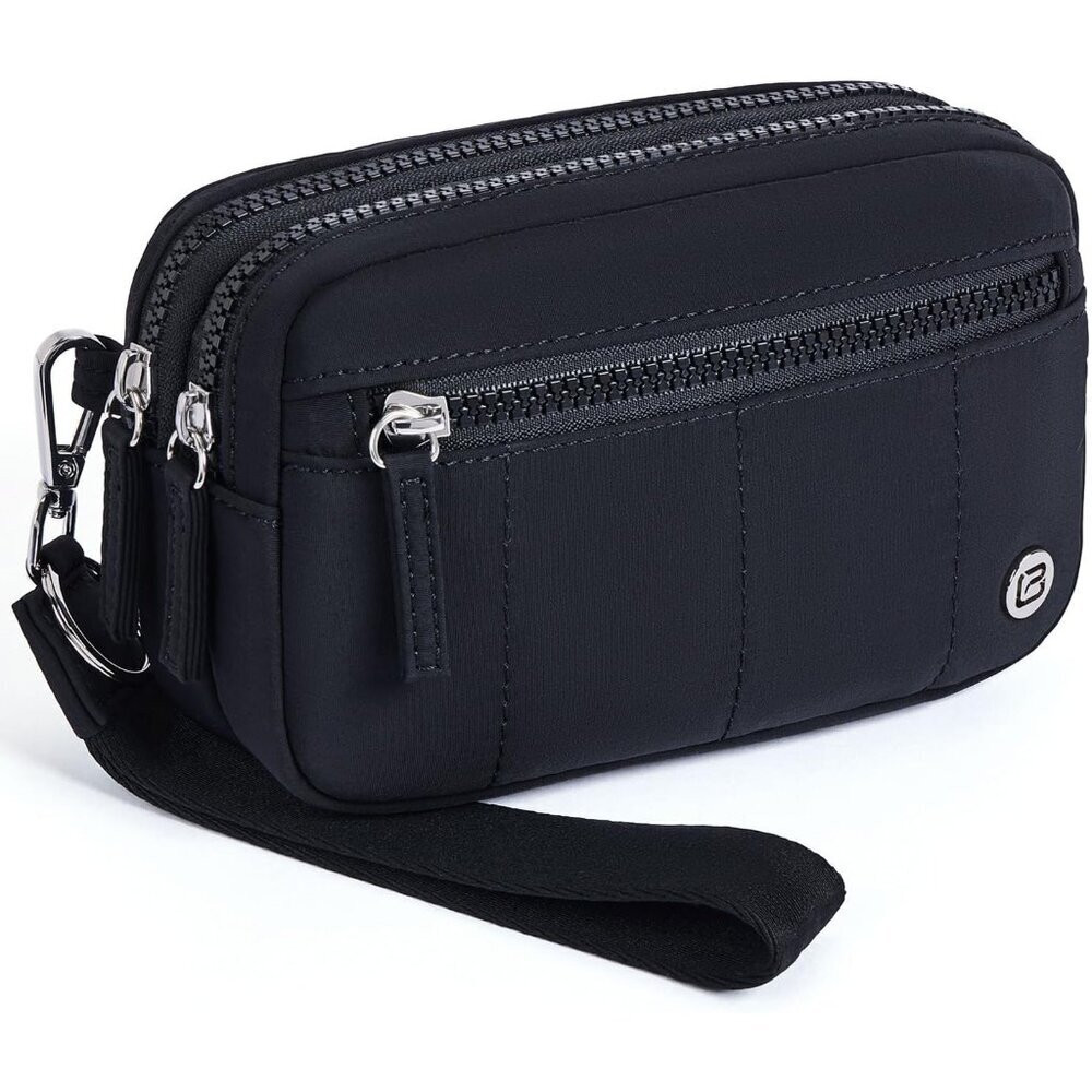 Nylon Crossbody Bag for Women RFID Wallet Phone Organizer Compact Shoulder